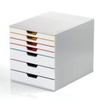 Durable Varicolor Mix 7 Drawer Desktop Organiser A4+ 762727 image 1