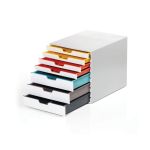 Durable Varicolor Mix 7 Drawer Desktop Organiser A4+ 762727 image 4