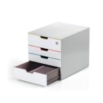 Durable Varicolor Mix Safe 4 Drawer Storage Organiser A4+ 762627 image 2