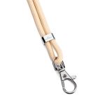 Durable Recycled Fabric Lanyard Beige (Pack of 10) 824116 image 2