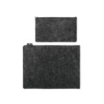 Durable Recycled Felt Protective Laptop Sleeve 13 Inch with Accessory Bag 507058 image 2