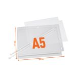 Durable Water Resistant Cable Tie Pockets A5 (Pack of 5) 505919 image 2