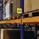 Durable Self-Adhesive Warehouse Aisle Sign 149 x 149mm (Pack of 10) 185619 image 4