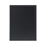 Deflecto Wall Mounted Chalkboard 400x600mm Black WCB-40-60-BLK image 2