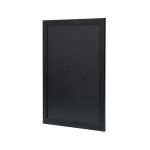 Deflecto Wall Mounted Chalkboard 400x600mm Black WCB-40-60-BLK image 4