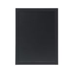 Deflecto Wall Mounted Chalkboard 600x800mm Black WCB-60-80-BLK image 2