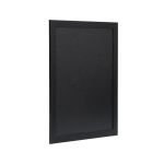 Deflecto Wall Mounted Chalkboard 600x800mm Black WCB-60-80-BLK image 3