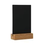 Deflecto Double Sided A5 Countertop Chalkboard Information Display Dark Oak (Pack of 4) TCB-A5-OAKX4 image 2