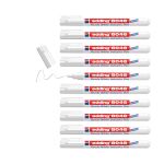 Edding 8046 Ready White Industry Pen Folding Box (Pack of 10) 4-8046049 image 1