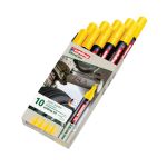 Edding E-50 Water-Based Paint Marker Medium Yellow (Pack of 10) 4-50-005/10 image 6