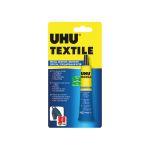 UHU 064662 Fabric Glue 19ml Blister Card 3-64662 image 1