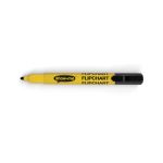 Show-me Flipchart Markers Black (Pack of 10) FCM10BK image 1