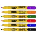Show-me Flipchart Markers Bullet-Tip Assorted (Pack of 6) FCM6A image 3