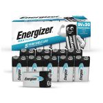 Energizer Max Plus 9V Alkaline Battery (Pack of 20) 423204 image 1