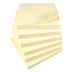 5 Star Office Re-Move Notes Repositionable Pad of 100 Sheets 76x76mm Yellow (Pack of 12) image 1
