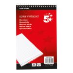 5 Star Office Shorthand Pad Wirebound 60gsm Ruled 160pp 127x200mm Red/White (Pack of 10) image 1