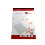 5 Star Office Analysis Pad 8 Cash Column 80 Sheets A4 image 1