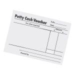 5 Star Office Petty Cash Pad 80 Sheets 88x138mm (Pack of 5) image 1