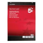 5 Star Office Meeting Flipchart Pad Perforated 20 Sheets A1 (Pack of 5) image 1