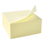 5 Star Sticky Notes Removable Cube Pad Yellow 76x76mm 397999 image 1