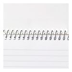 5 Star Shorthand Pad Wirebound 60gsm Ruled 160pp 127x200mm Black/White (Pack of 10) image 3
