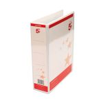 5 Star Office A4 Presentation Lever Arch File Polypropylene 58mm White image 1