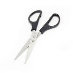 5 Star Office Scissors 165mm Stainless Steel Blades PP Handles Black image 3