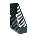 5 Star Office Magazine Rack File Foolscap Black image 1