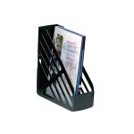 5 Star Office Magazine Rack File Foolscap Black image 4