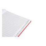 5 Star Office Manuscript Notebook Casebound 70gsm Ruled and Indexed 192pp A5 Red (Pack of 5) image 2