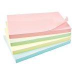 5 Star Sticky Notes Removable Pastel 76x127mm (Pack of 12) 912963 image 1