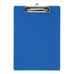 5 Star Office Clipboard Solid Plastic Durable with Rounded Corners A4 Blue image 1