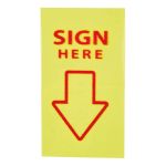 5 Star Office Sign Here Index Flags Tab With Red Arrow 46x25mm (Pack of 500) image 2