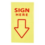 5 Star Office Sign Here Index Flags Tab Red Arrow 46x25mm (Pack of 5) image 2