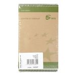 5 Star Shorthand Pad Wirebound 70gsm Ruled 160pp 127x200mm Green/Buff (Pack of 10) image 6