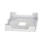 Devon Cube Tissue Box Holder Chrome (Pack of 6) 4458 image 3