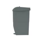 Sanitary Bin Pedal Operated 20 Litre Grey WR-FQ-1003 GREY image 2