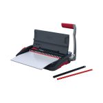 GBC CB12 Manual Comb Binding Machine Black/Red 4410060 image 4
