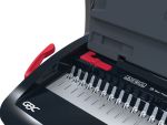 GBC CB15 Manual Comb Binding Machine Black/Red 4410061 image 6