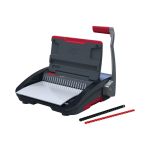 GBC CB20 Manual Comb Binding Machine Black/Red 4410062 image 4