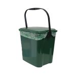 7L Kitchen Waste Caddy with Lid Green GDN800001 image 1