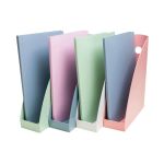 Exacompta Autentik Magazine Files A4+ Assorted (Pack of 4) 182303SETD image 1