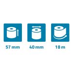 Exacompta Safe Contact Credit Card Receipt Roll 57mmx40mmx18m (Pack of 20) 40951E image 4
