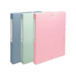 Exacompta Autentik Filing Box 40mm Spine A4 Assorted 59339E image 1