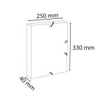 Exacompta Autentik Filing Box 40mm Spine A4 Assorted 59339E image 8