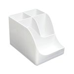 Exacompta Autentik Multi Compartment Pen Box White 69513D image 2
