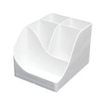 Exacompta Autentik Multi Compartment Pen Box White 69513D image 3