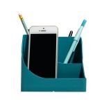 Exacompta Skandi Recycled Plastic PenWave Pen Pot Pacific Blue 69534D image 2