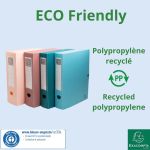 Exacompta Skandi Recycled Filing Box 80mm Spine A4 Assorted (Pack of 6) 89370E image 3