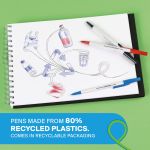 PaperMate Kilometrico Ballpoint Pen Medium 1.0mm Assorted (Pack of 8) 2187680 image 4